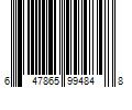 Barcode Image for UPC code 647865994848