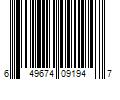 Barcode Image for UPC code 649674091947