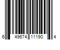 Barcode Image for UPC code 649674111904