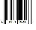 Barcode Image for UPC code 649674116107