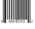 Barcode Image for UPC code 649922200022