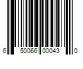 Barcode Image for UPC code 650066000430