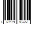 Barcode Image for UPC code 6502024304255