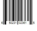 Barcode Image for UPC code 650231023615