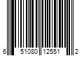 Barcode Image for UPC code 651080125512. Product Name: Ranir Plackers Micro Line Dental Floss Picks  Fold-Out FlipPick  Tuffloss  Fresh Mint Flavor  300 Count