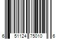 Barcode Image for UPC code 651124750106