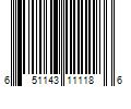 Barcode Image for UPC code 651143111186