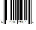 Barcode Image for UPC code 651609213874