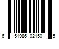 Barcode Image for UPC code 651986021505