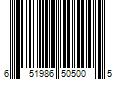 Barcode Image for UPC code 651986505005