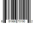 Barcode Image for UPC code 651986701902