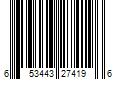 Barcode Image for UPC code 653443274196