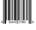 Barcode Image for UPC code 653443275605