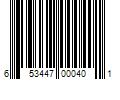 Barcode Image for UPC code 653447000401