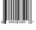 Barcode Image for UPC code 654000035007