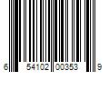 Barcode Image for UPC code 654102003539