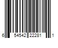 Barcode Image for UPC code 654542222811