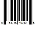 Barcode Image for UPC code 654745400405