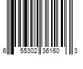 Barcode Image for UPC code 655302361603