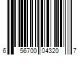 Barcode Image for UPC code 656700043207