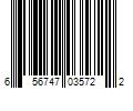 Barcode Image for UPC code 656747035722. Product Name: Middle Atlantic Products HP Standard Rack Screw - 100 / Bag