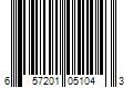 Barcode Image for UPC code 657201051043. Product Name: L OrÃ©al Group L Oreal Excellence HiColor Copper HiLight  1.2 oz