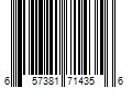 Barcode Image for UPC code 657381714356