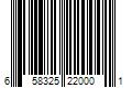 Barcode Image for UPC code 658325220001