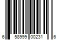 Barcode Image for UPC code 658999002316