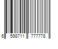 Barcode Image for UPC code 6598711777778