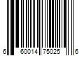 Barcode Image for UPC code 660014750256