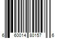 Barcode Image for UPC code 660014801576