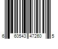 Barcode Image for UPC code 660543472605