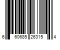 Barcode Image for UPC code 660685263154