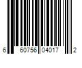 Barcode Image for UPC code 660756040172