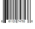 Barcode Image for UPC code 661120747536