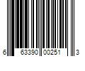 Barcode Image for UPC code 663390002513