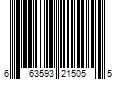 Barcode Image for UPC code 663593215055