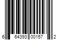 Barcode Image for UPC code 664393001572