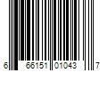 Barcode Image for UPC code 666151010437