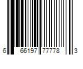 Barcode Image for UPC code 666197777783