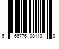 Barcode Image for UPC code 666776001100