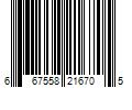 Barcode Image for UPC code 667558216705