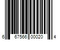 Barcode Image for UPC code 667566000204