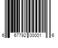 Barcode Image for UPC code 667792000016