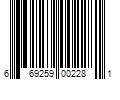 Barcode Image for UPC code 669259002281