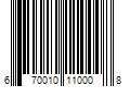 Barcode Image for UPC code 670010110008