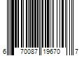 Barcode Image for UPC code 670087196707