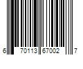 Barcode Image for UPC code 670113670027