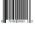 Barcode Image for UPC code 670160000013